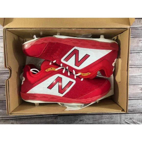 New Balance Baseball Cleats L3000TR4 size 17 D color red Brand New - Picture 13 of 13